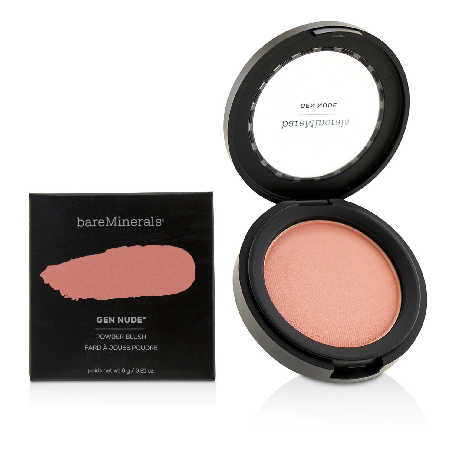 BareMinerals/ベアミネラル+ゲンヌードパウダーブラッシュ+6g/0.21oz+# Pretty In Pink ブランドコスメ